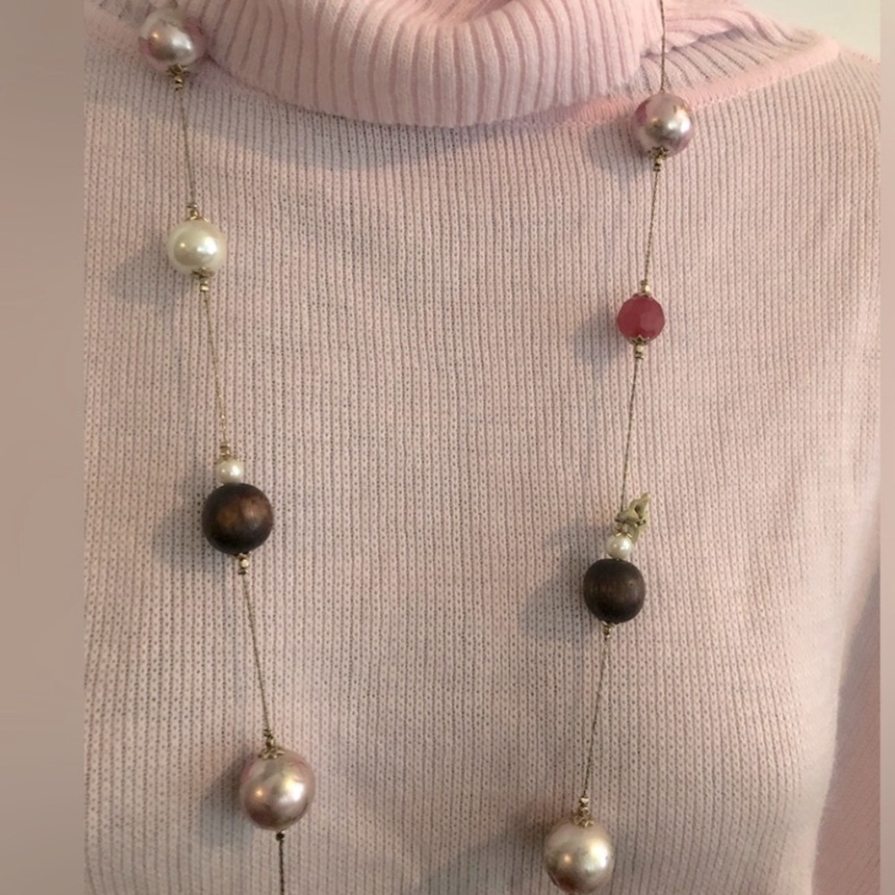 5/$20 B Beads, Bobbles & A Bow Necklace